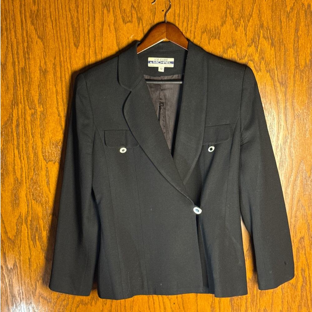 Ice Cube by Michael Black Blazer Size 12 Women’s Career Jacket